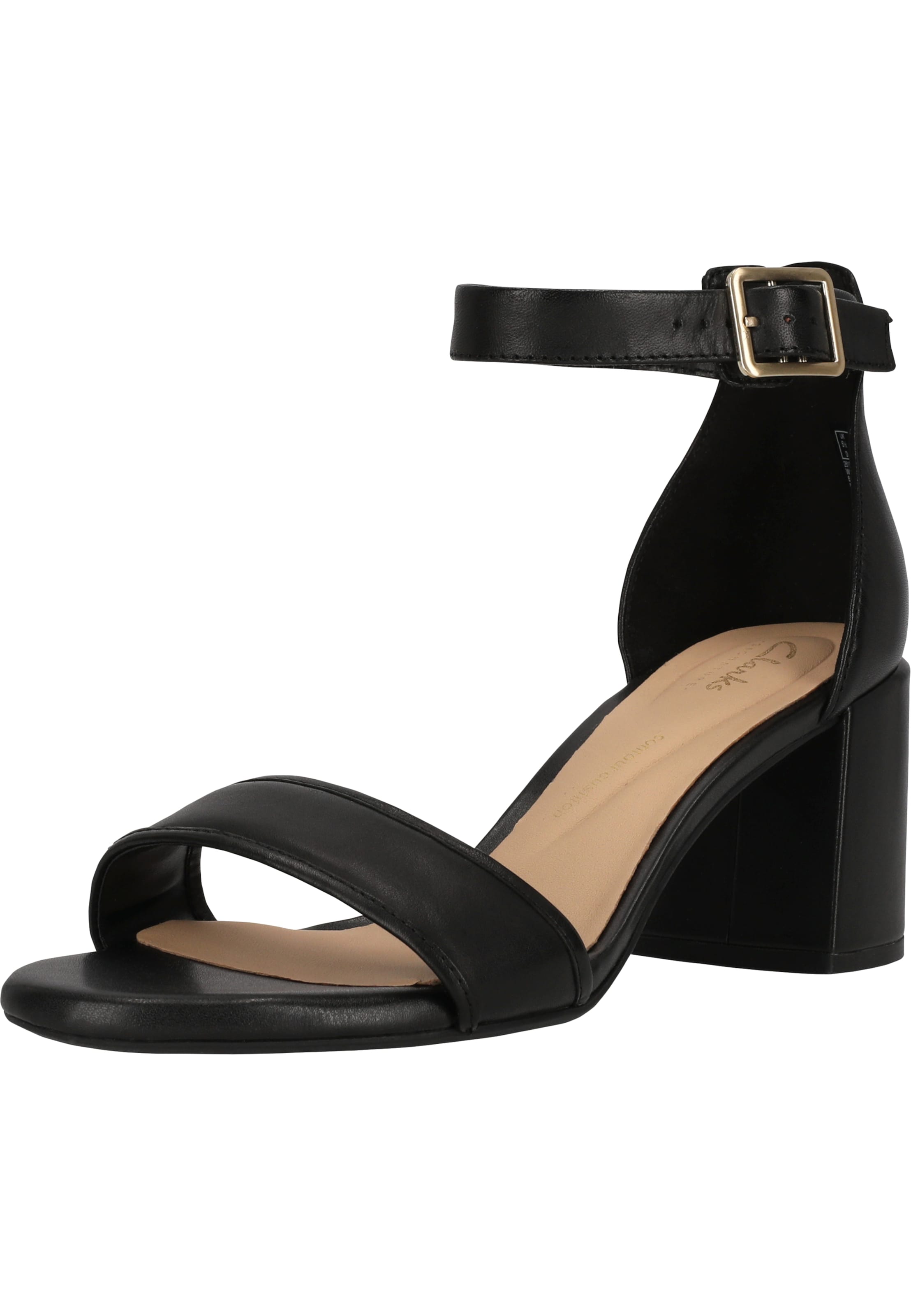 CLARKS Sandale 'Ezoria Mae' in Schwarz: Vorderseite