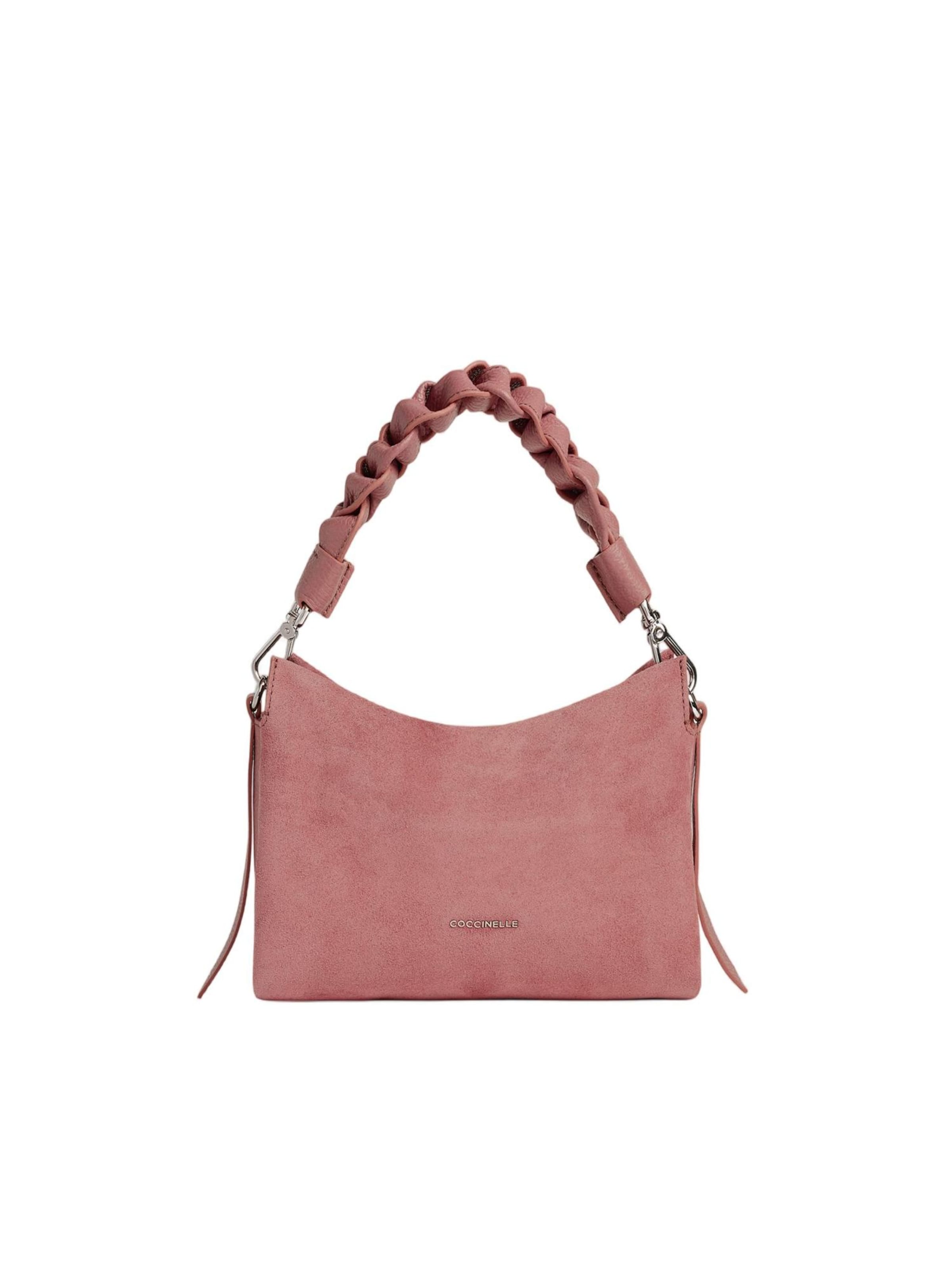 Coccinelle - Bolso de mano 'Boheme Suede 200s 1' en rosa: frente