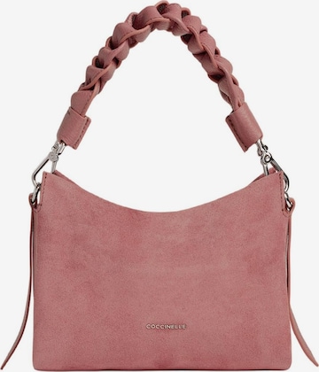Coccinelle - Bolso de mano 'Boheme Suede 200s 1' en rosa: frente