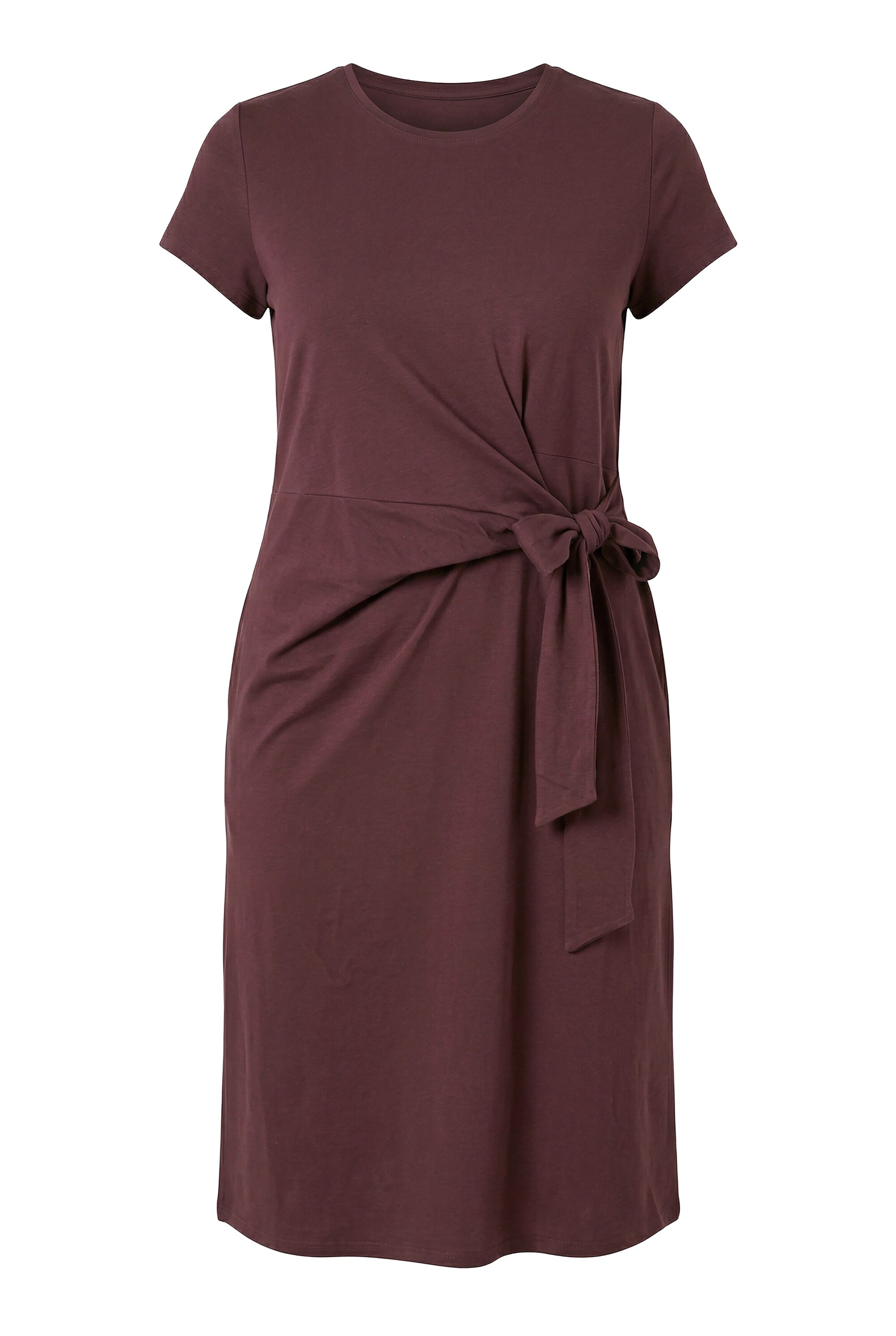 Studio Untold Dress in Brown: front
