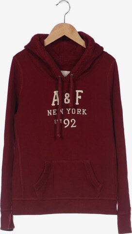 Abercrombie & Fitch Sweatshirt & Zip-Up Hoodie in L in Red: front