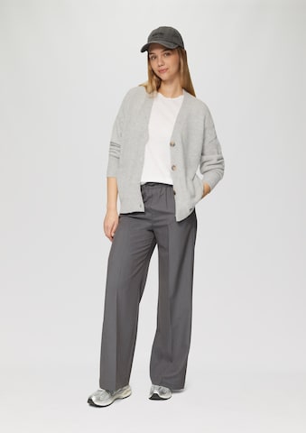 QS Gebreid vest in Grijs