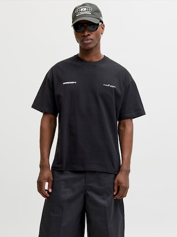 JACK & JONES - Camiseta 'JCOBIARRITZ' en negro: frente
