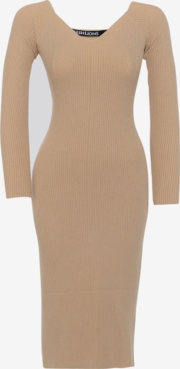 FRESHLIONS Knitted dress 'Henna' in Beige, Item view
