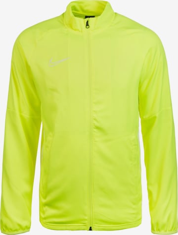 NIKE Athletic Jacket 'Academy 19 Track' in Yellow: front