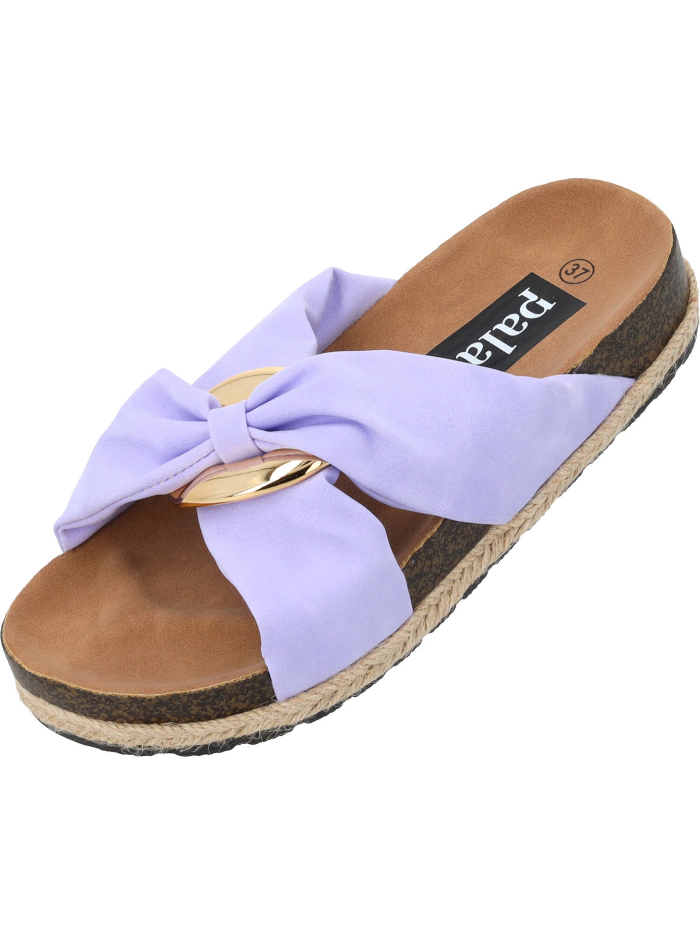 Palado Pantolette 'Bandi' in Lila: Vorderseite