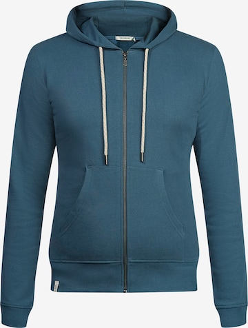 Veste de survêtement GREENBOMB en bleu : devant