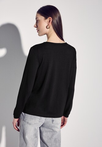STREET ONE Strickjacke in Schwarz