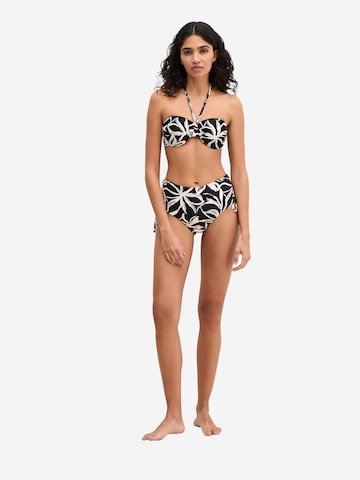 Bas de bikini ' Abstract Floral ' Marc O'Polo en noir : devant