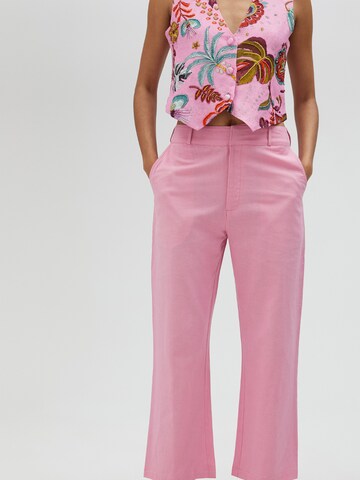 Lola Casademunt Regular Trousers in Pink: front