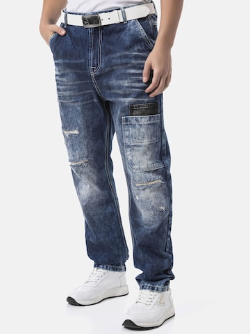 CIPO & BAXX Loosefit Jeans 'CD907' in Blauw