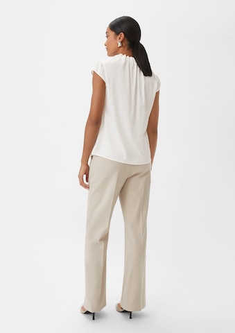 COMMA Bluse in Beige: Rückseite