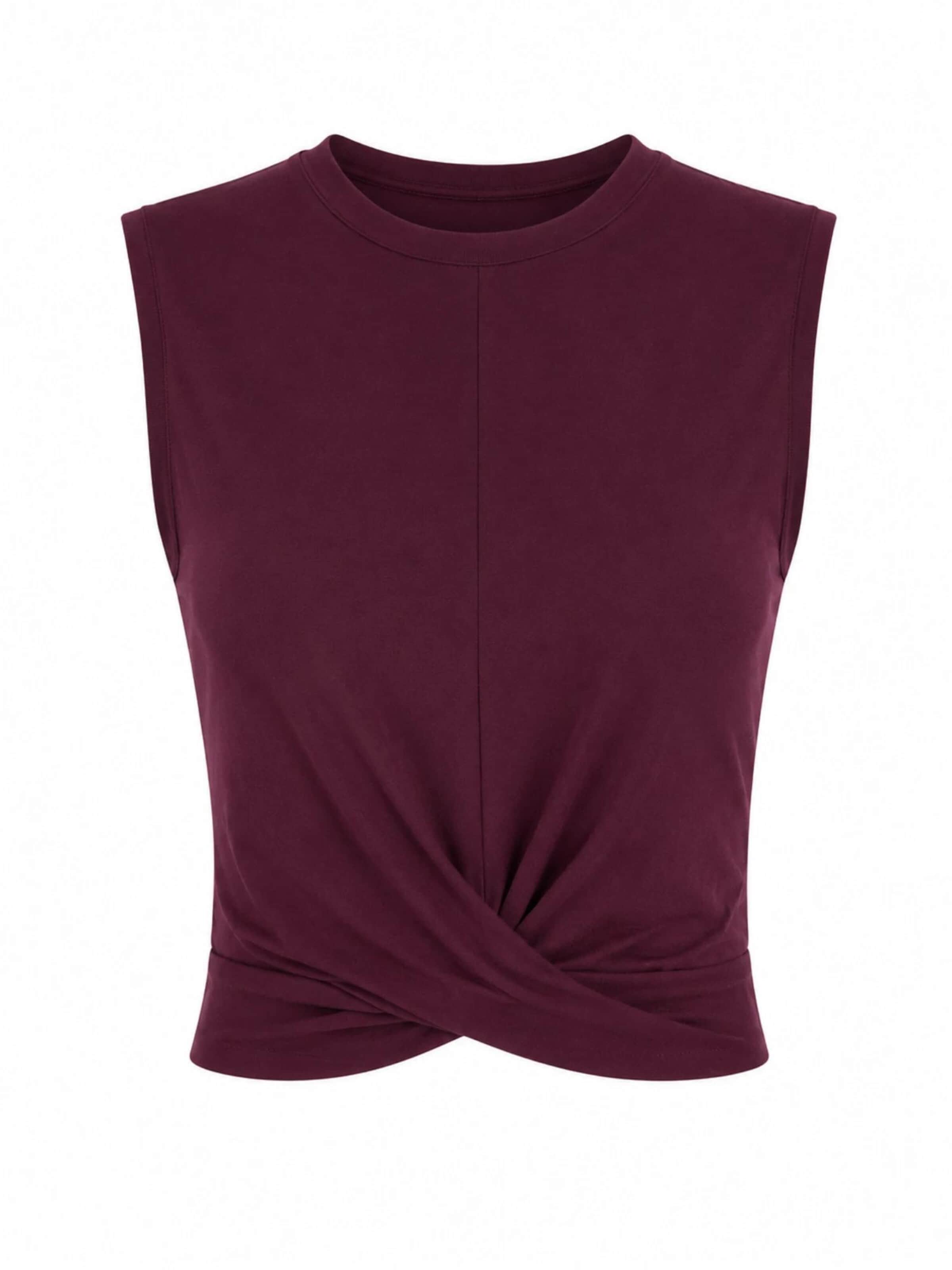 True North Top 'Damen Twist Tanktop' in Red: front