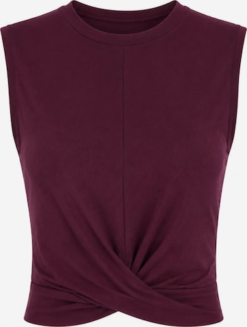 True North Top 'Damen Twist Tanktop aus Bio-Baumwolle' in Red: front