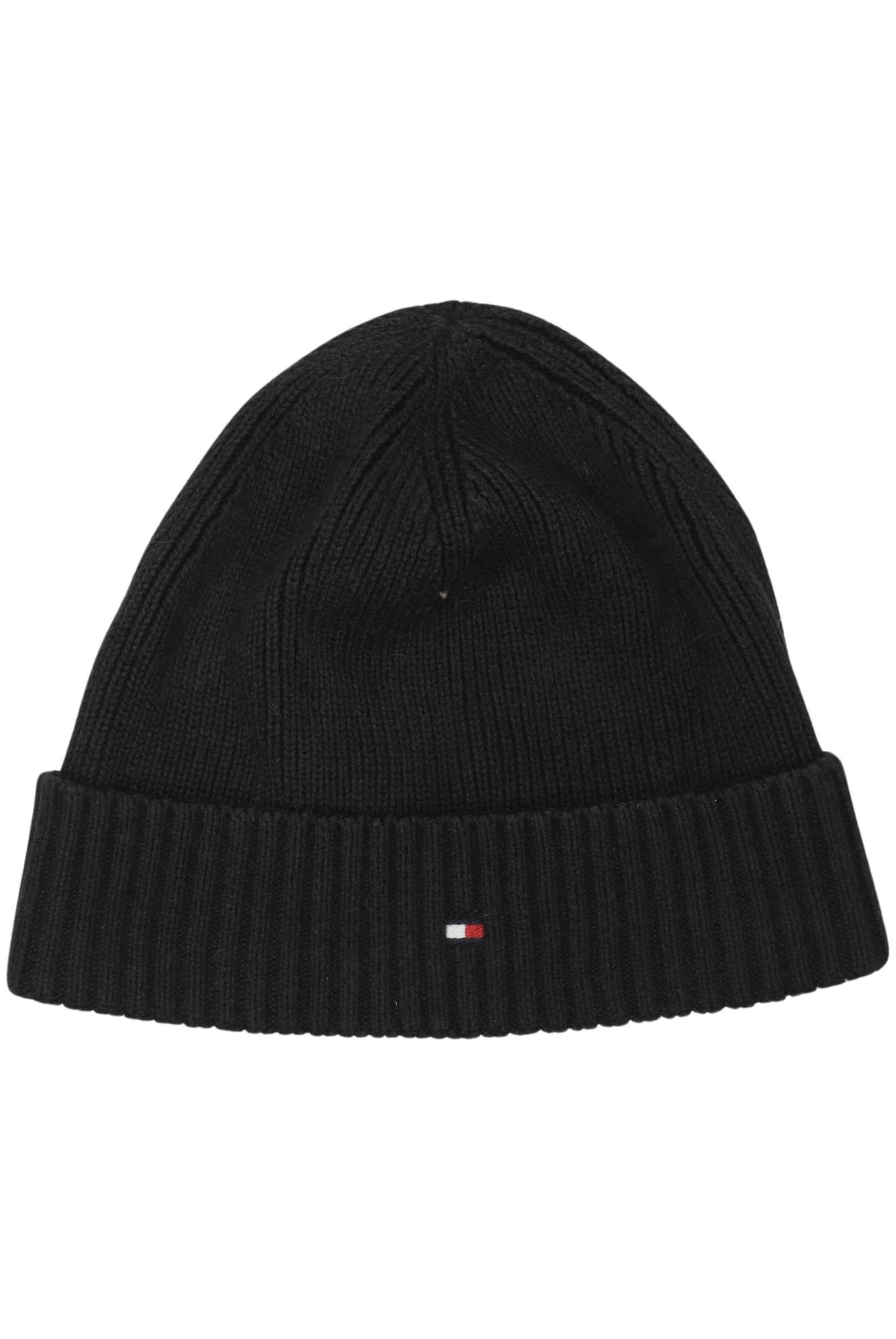 TOMMY HILFIGER Hat & Cap in One size in Black: front