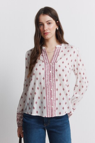 Springfield Blouse in Wit: voorkant