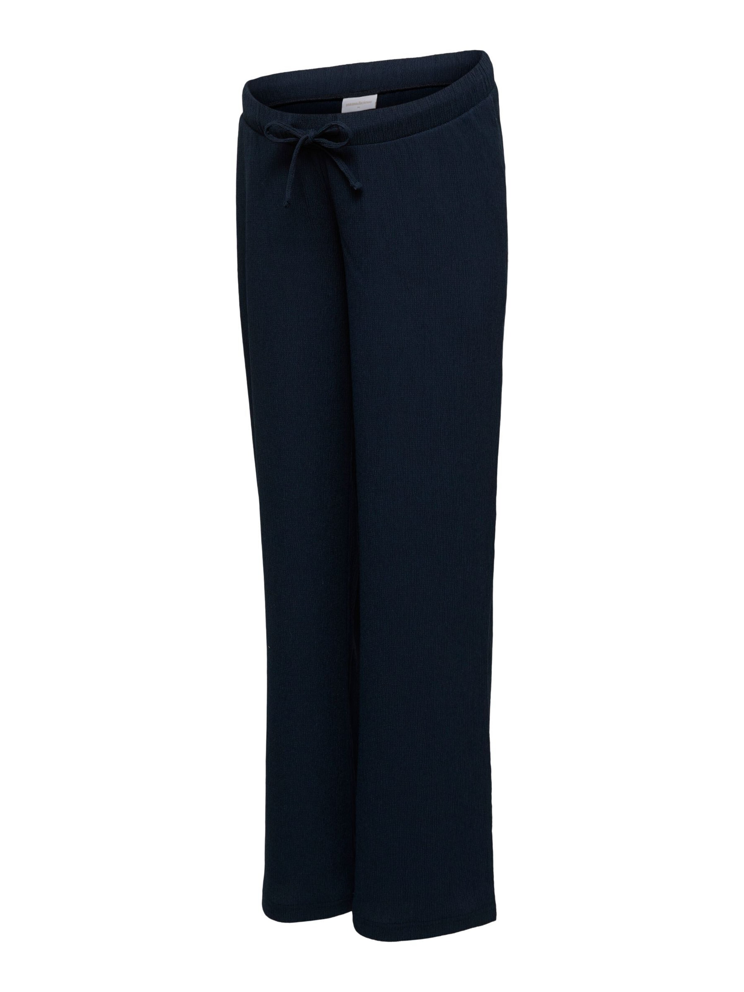 Regular Pantalon MAMALICIOUS en bleu : devant