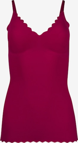 Maglietta intima 'Micro Lovers' di Skiny in rosso: frontale