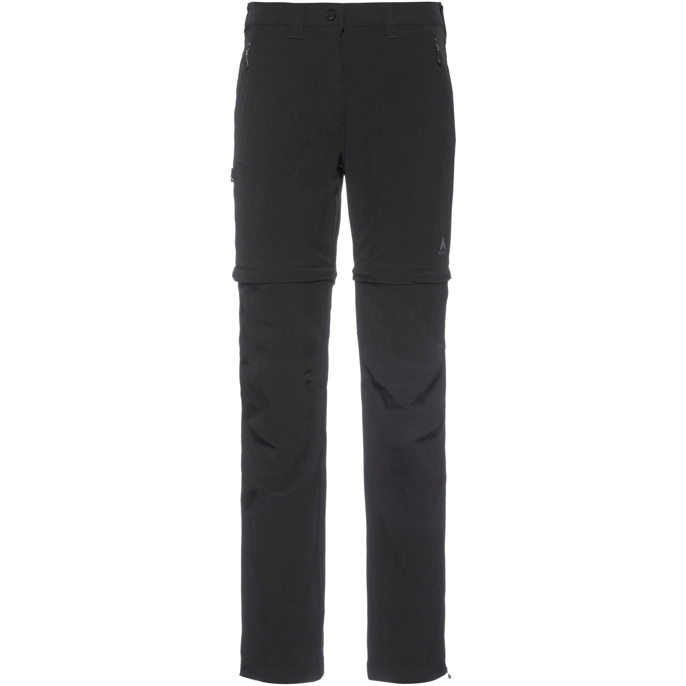 MCKINLEY Regular Outdoorhose 'Malloy II' in Schwarz: Vorderseite