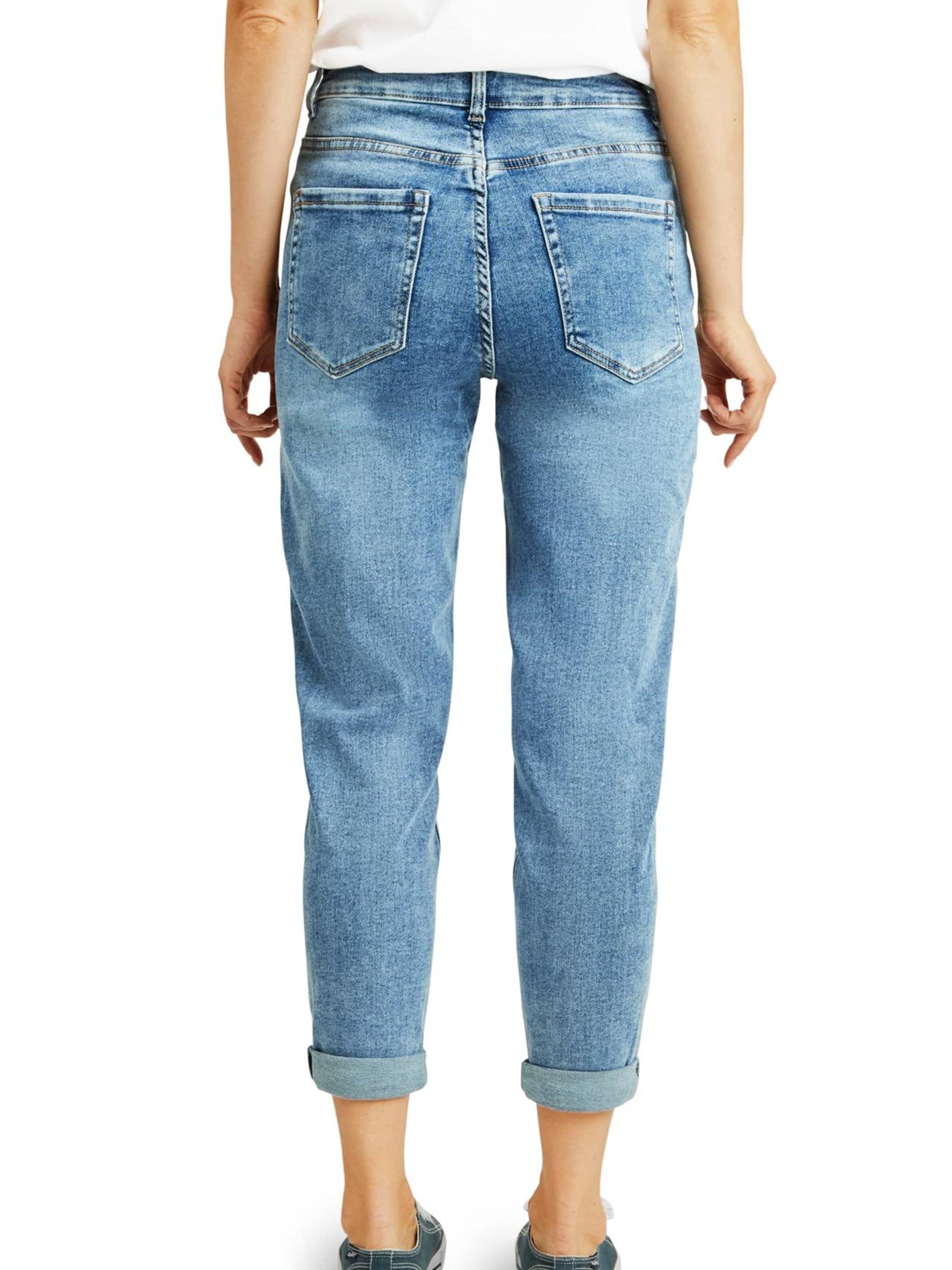 Fraternel Tapered Jeans 'Fraternel Momfit Jeans H102' in Blau