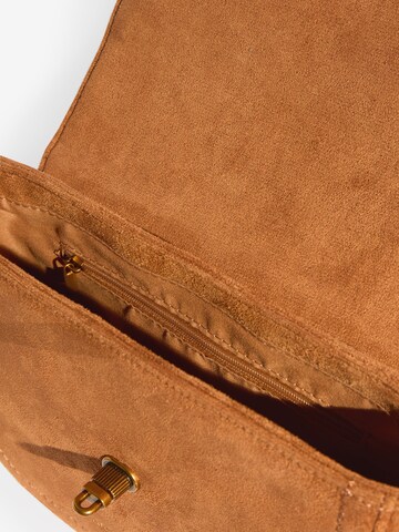 Borsa a tracolla di love & roses in marrone