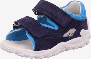 SUPERFIT Ανοικτά παπούτσια 'Flow' σε μπλε: μπροστά