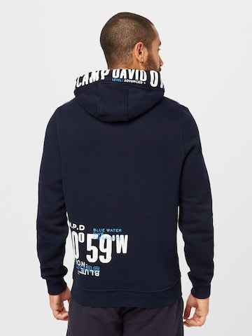 CAMP DAVID - Sweatshirt em azul