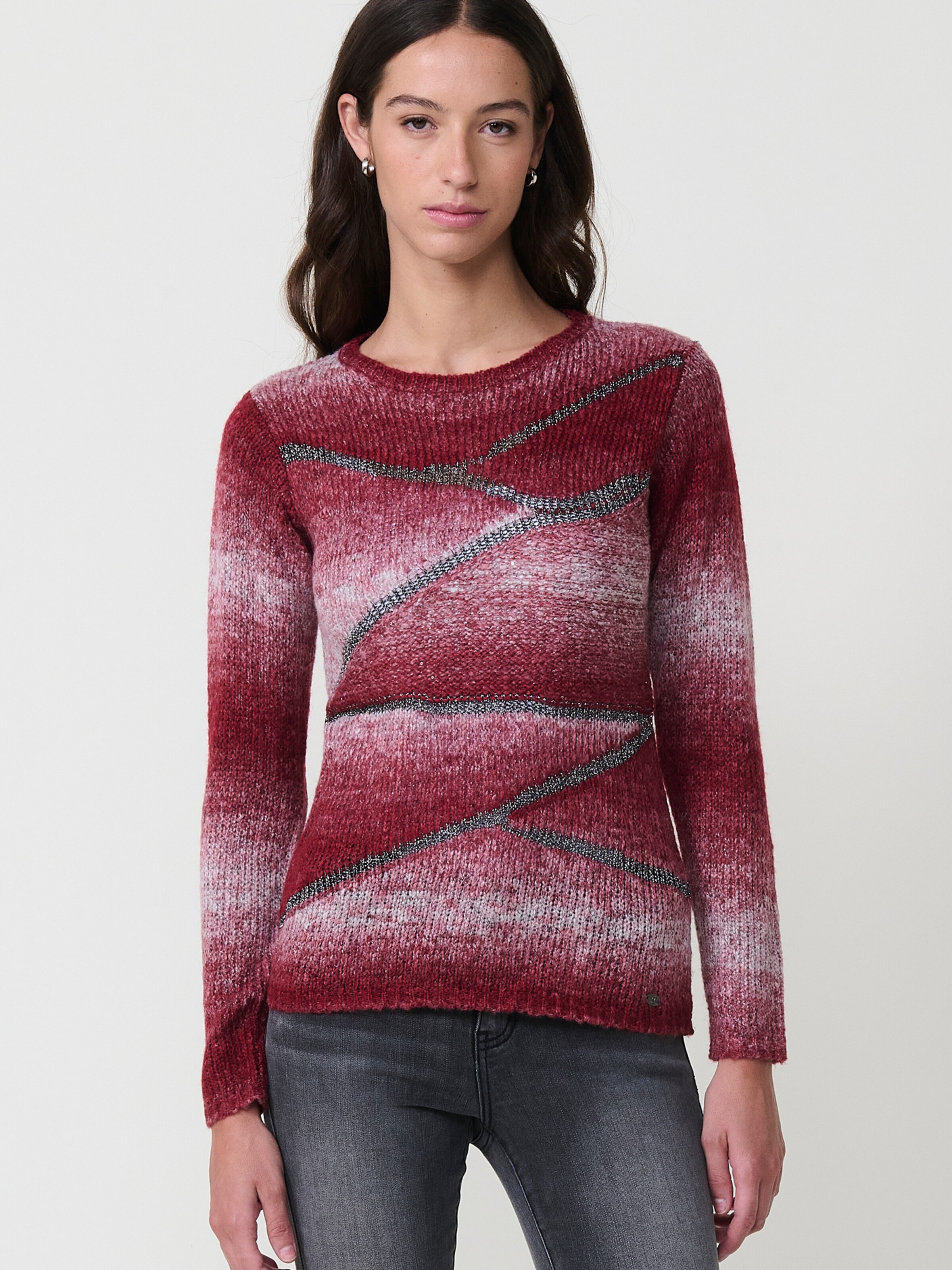 KOROSHI Trui in Rood: voorkant