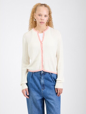 Monki Strickjacke in Weiß: Vorderseite