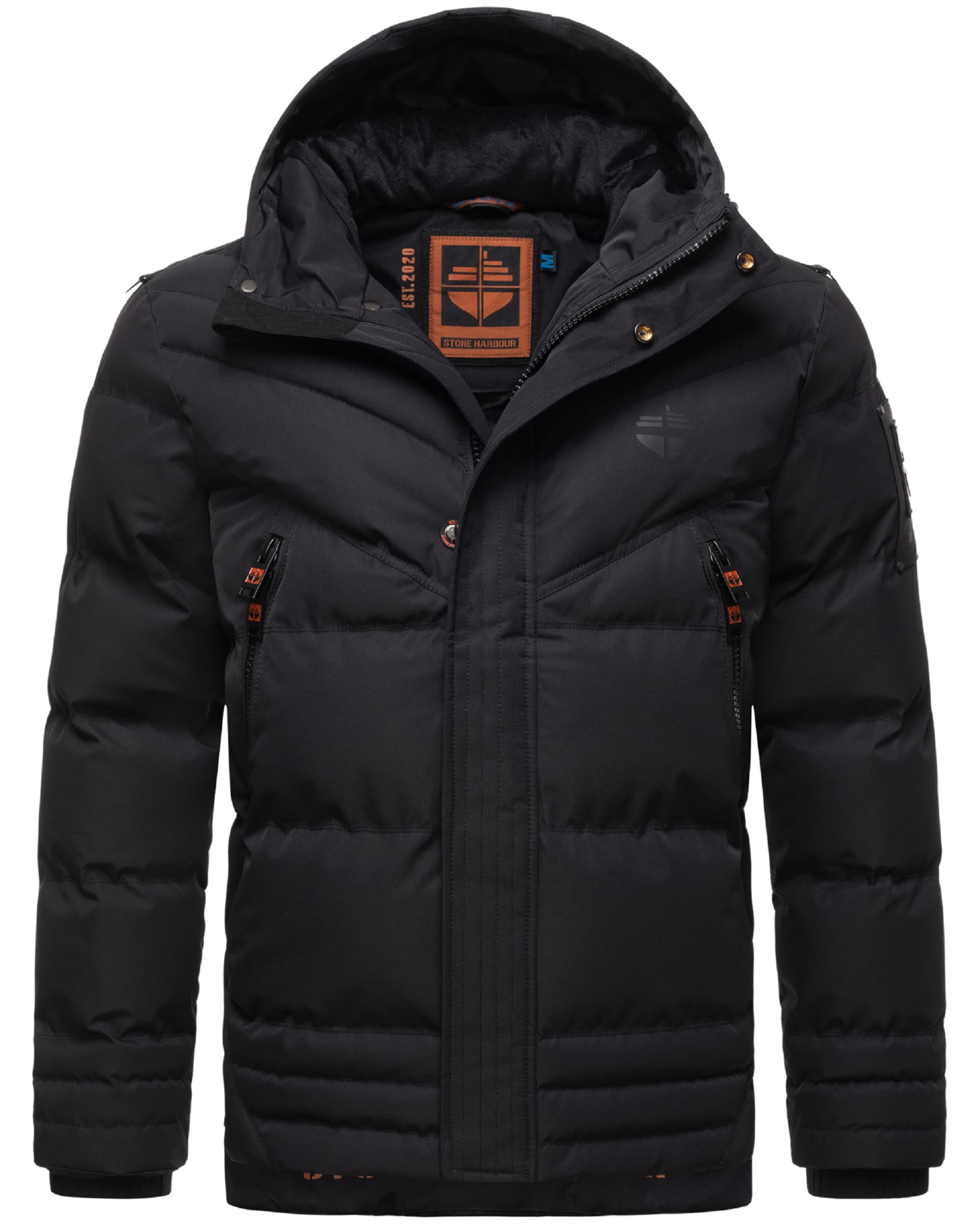 STONE HARBOUR - Chaqueta de invierno 'Romaan' en negro