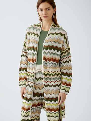 OUI Knit Cardigan in Green: front