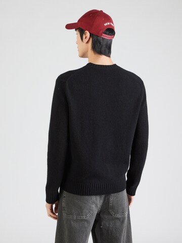 UNITED COLORS OF BENETTON Pullover in Schwarz