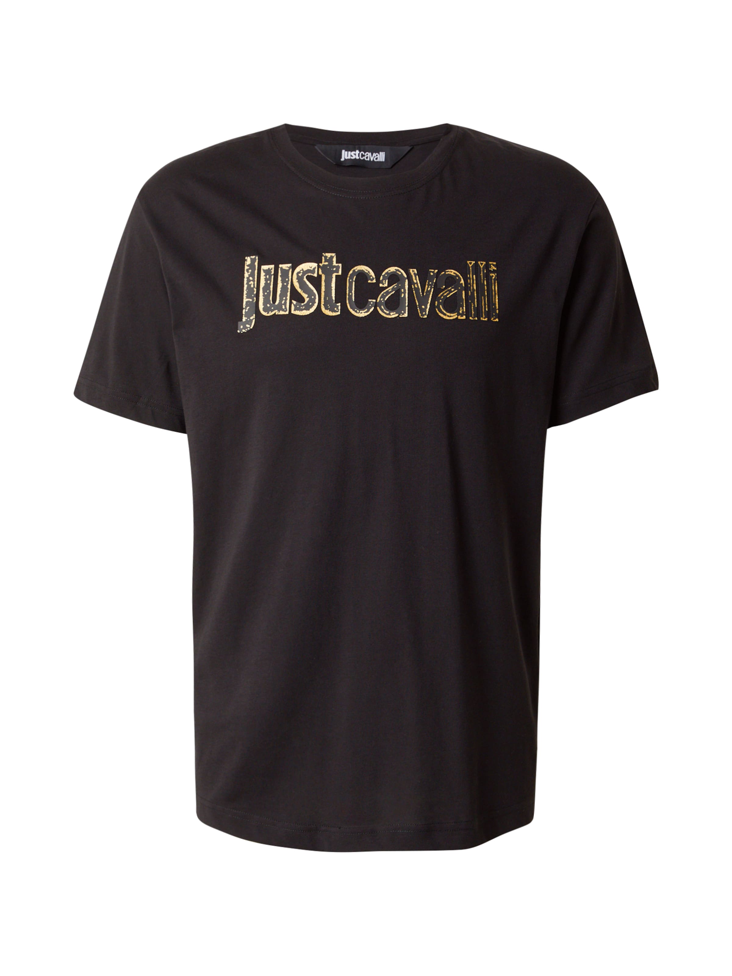 Just Cavalli T-shirt i svart: framsida