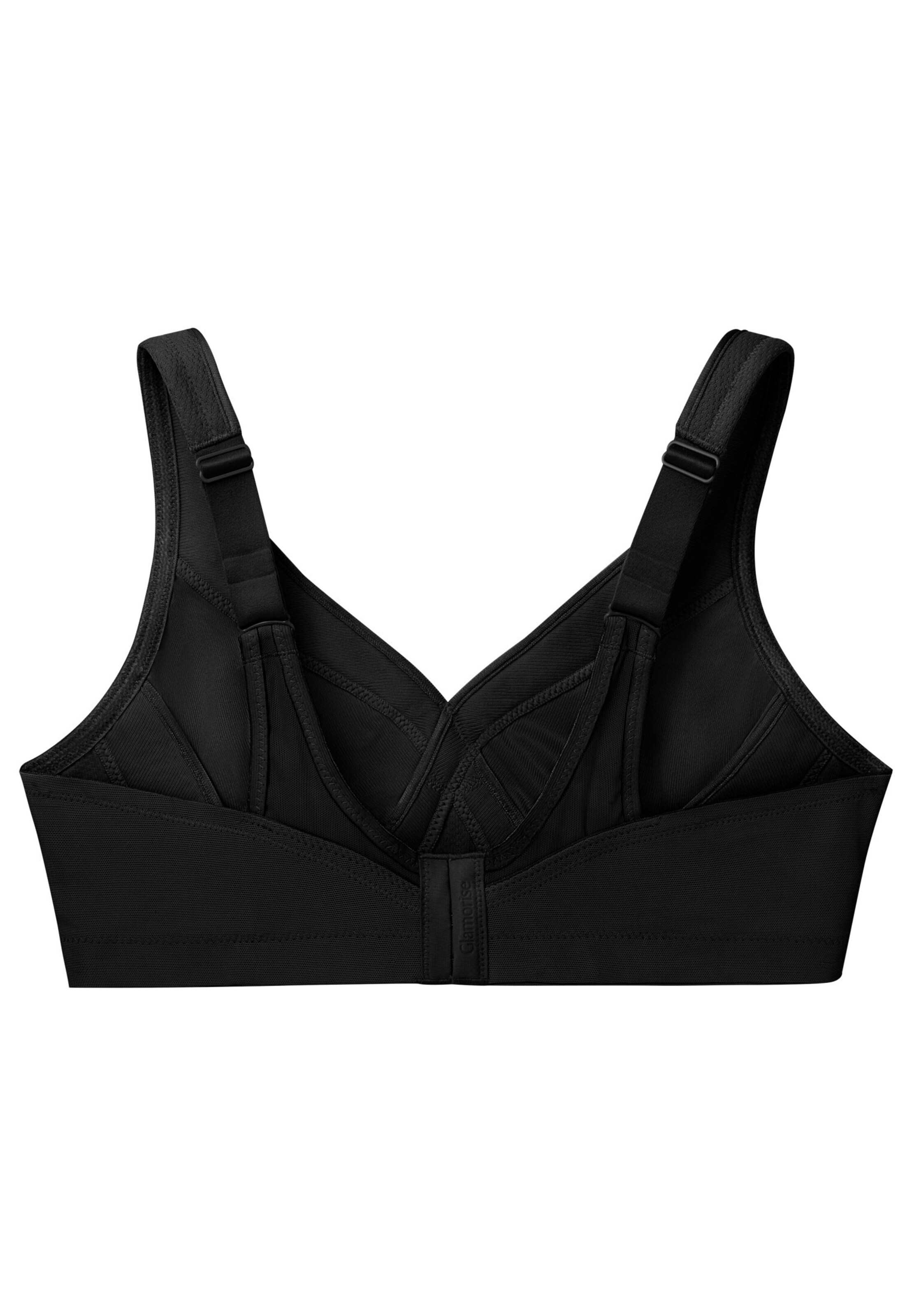 GLAMORISE Minimiser Bra in Black