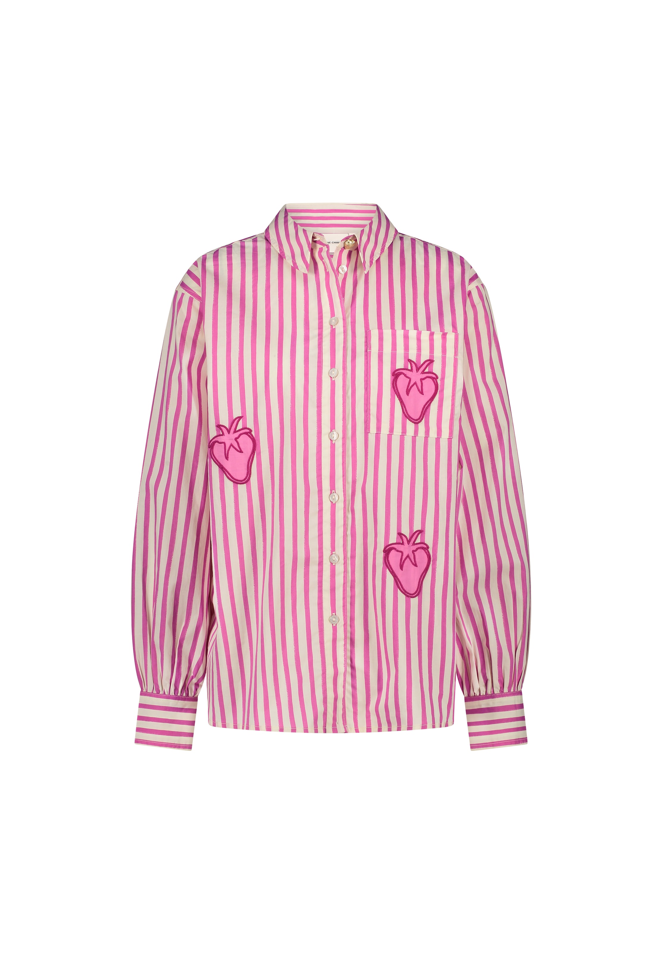 Fabienne Chapot Blouse in Roze: voorkant