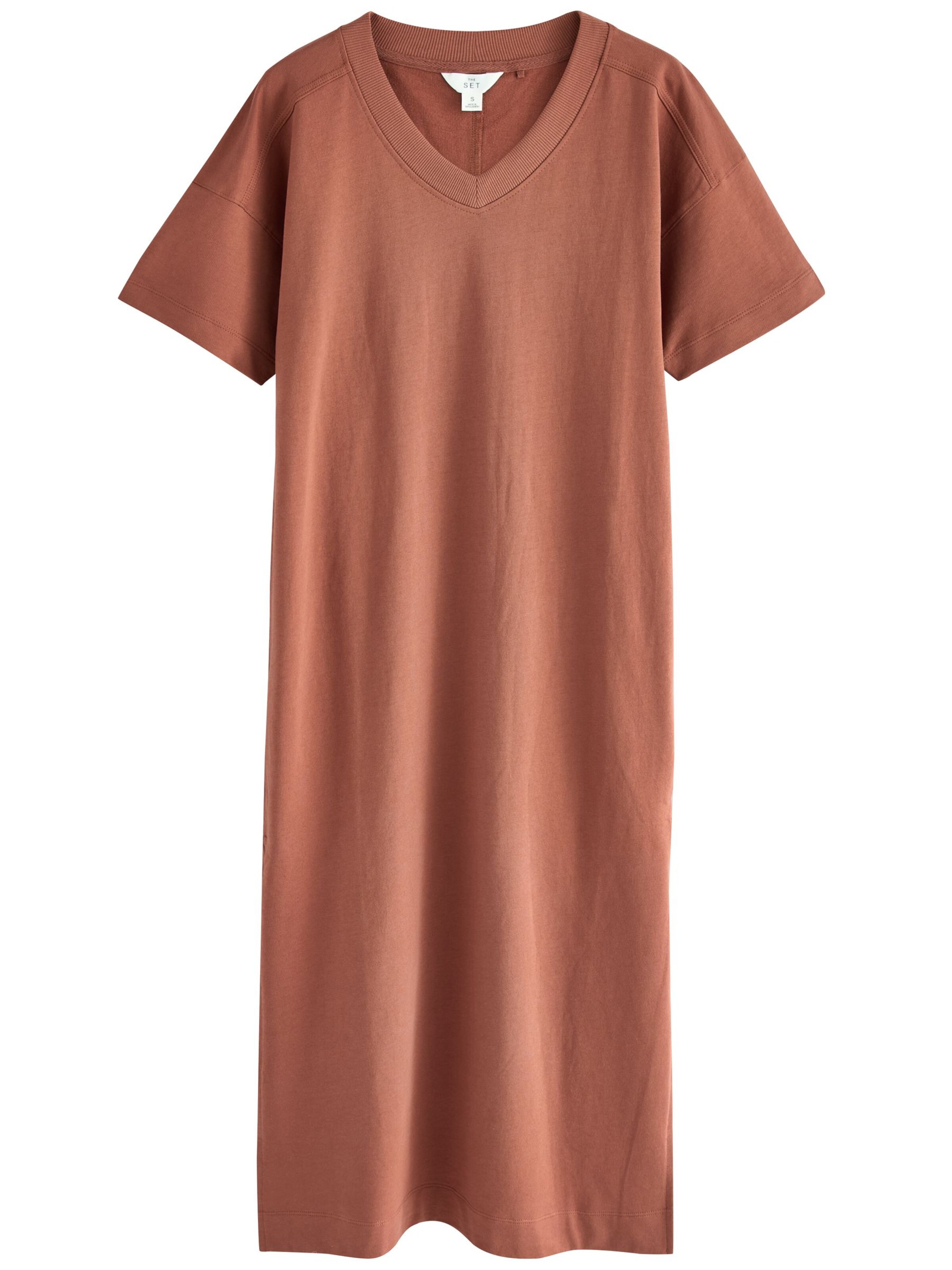 The Set Kleid in Braun