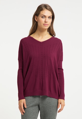 Pullover di Usha in rosso: frontale