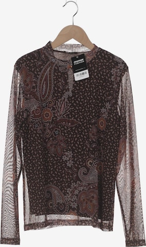MORE & MORE Langarmshirt M in Braun: Vorderseite