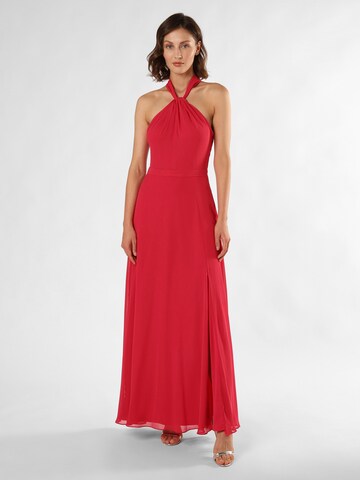 Marie Lund Avondjurk in Rood: voorkant