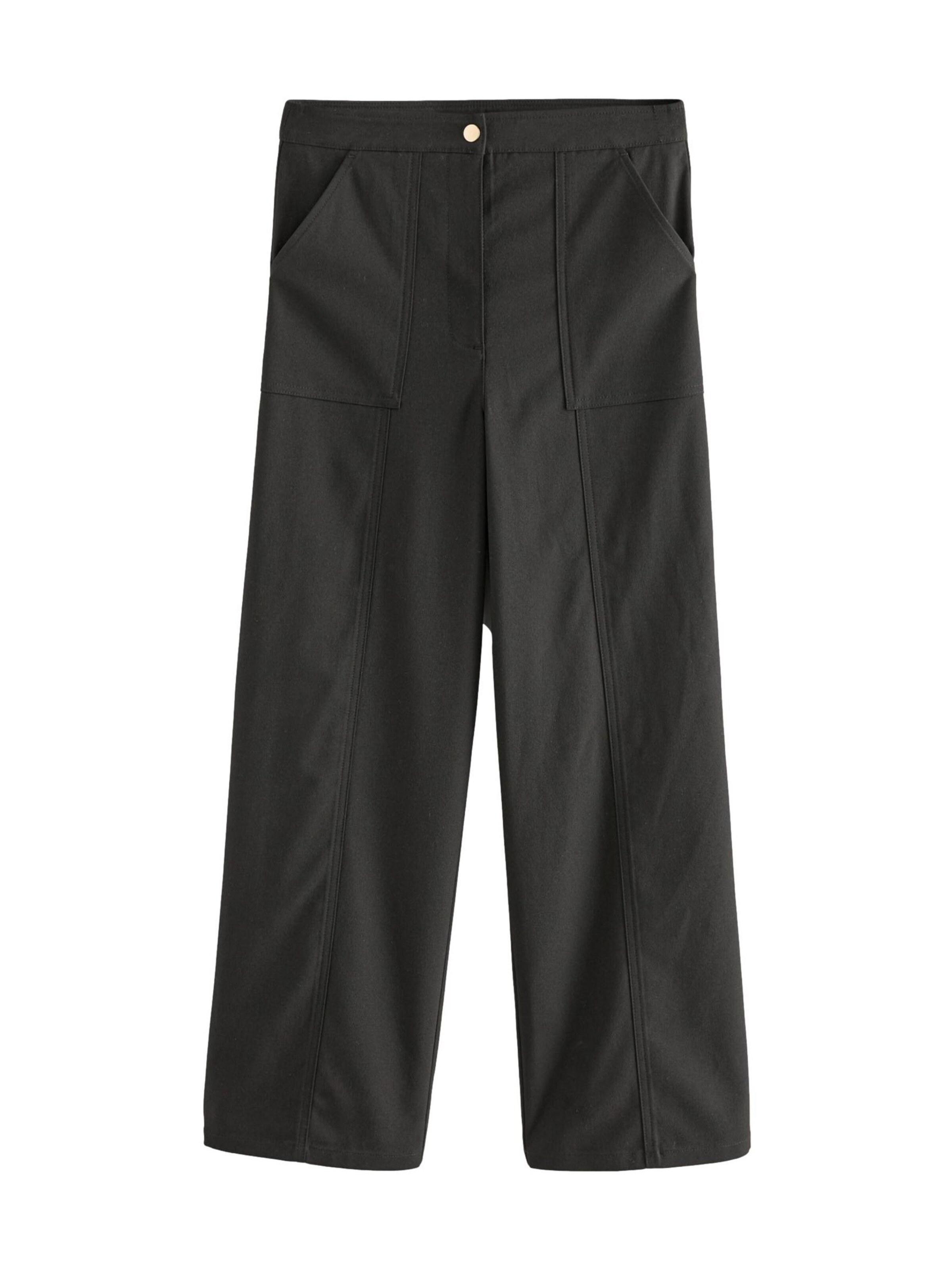 Next Wide leg Pants in Black: front