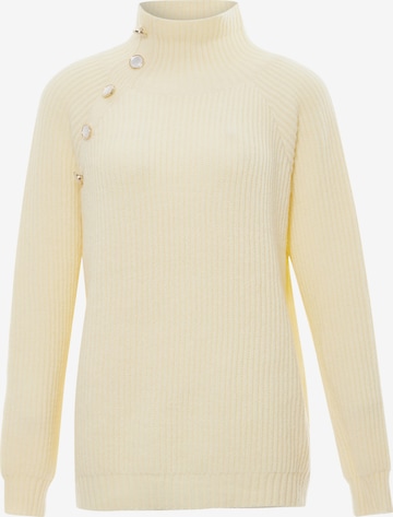 faina Sweater in White: front