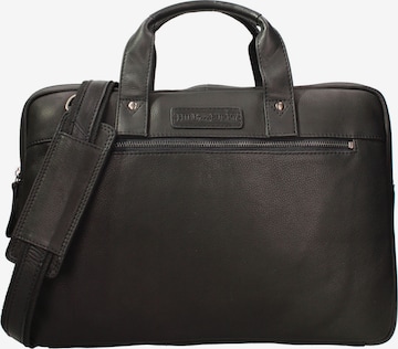 HILL BURRY Crossbody bag in Black: front