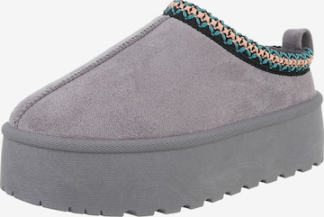 Ital-Design Mules in Grey: front