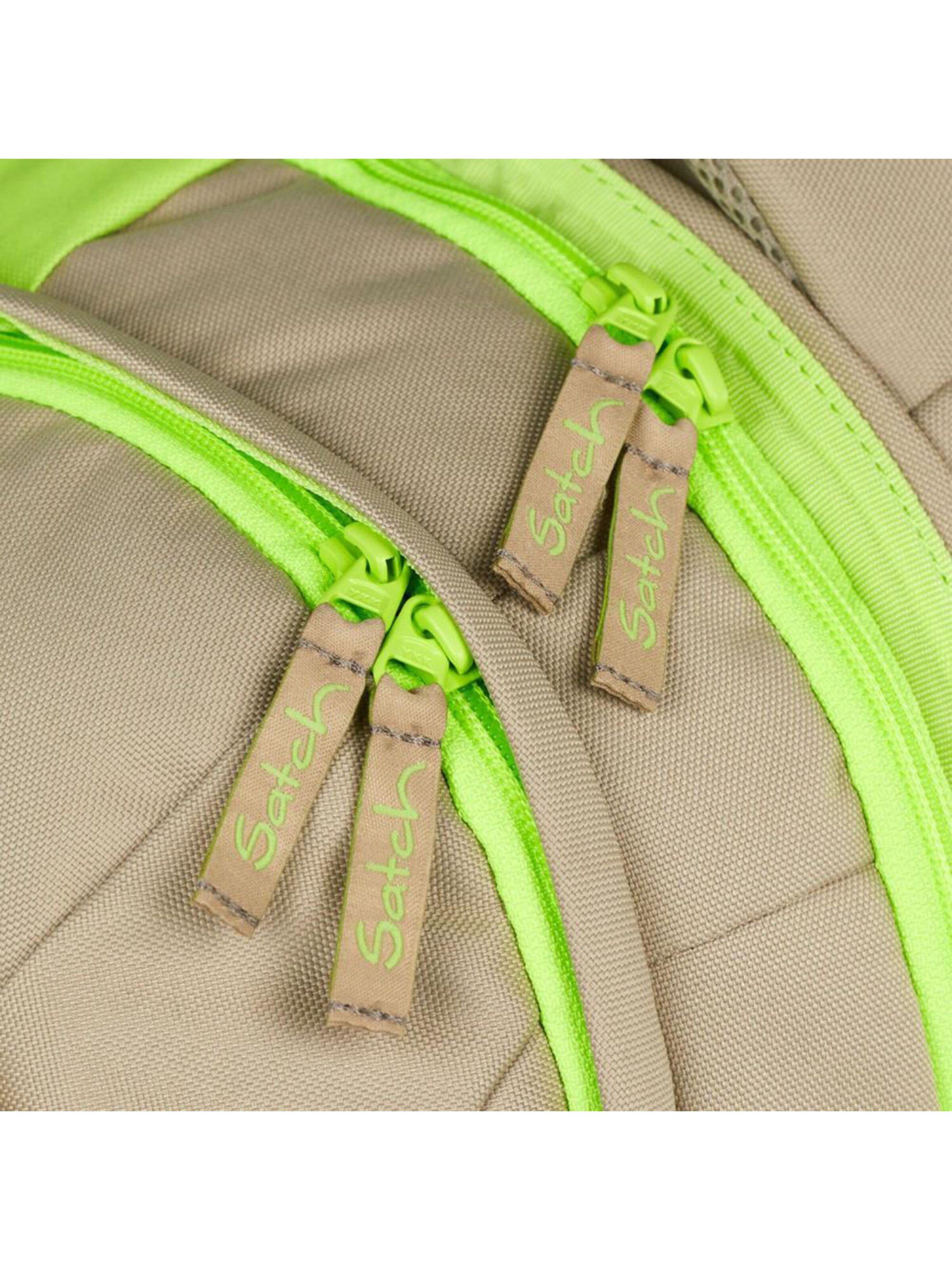 Satch Backpack 'Double Trouble Think Twice' in Green