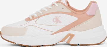 Calvin Klein Σνίκερ χαμηλό 'RETRO TENNIS' σε λευκό: μπροστά