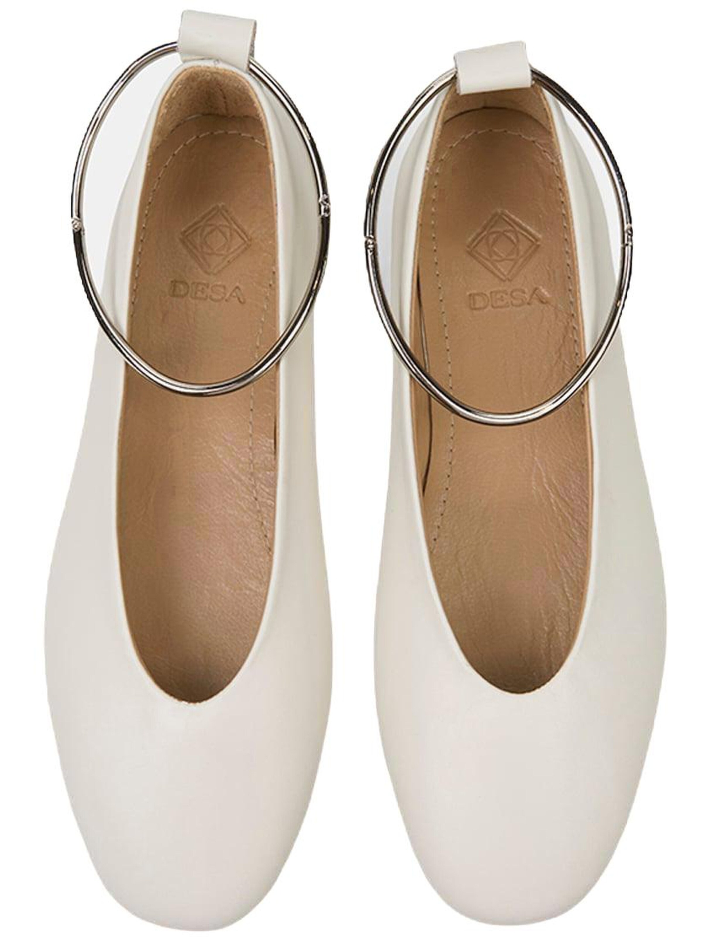 Ballerines 'Ballerinen' Desa en blanc