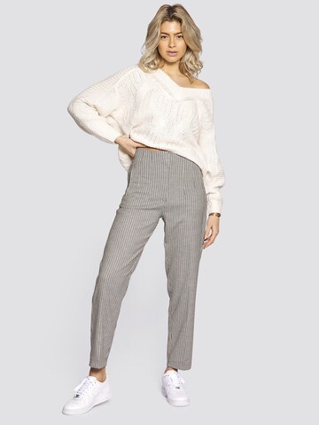 Coupe slim Pantalon 'Nora' FRESHLIONS en gris