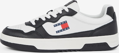 Sportbačiai be auliuko 'Essential' iš Tommy Jeans, spalva – nebalintos drobės spalva / tamsiai mėlyna jūros spalva / raudona / juoda, Prekių apžvalga