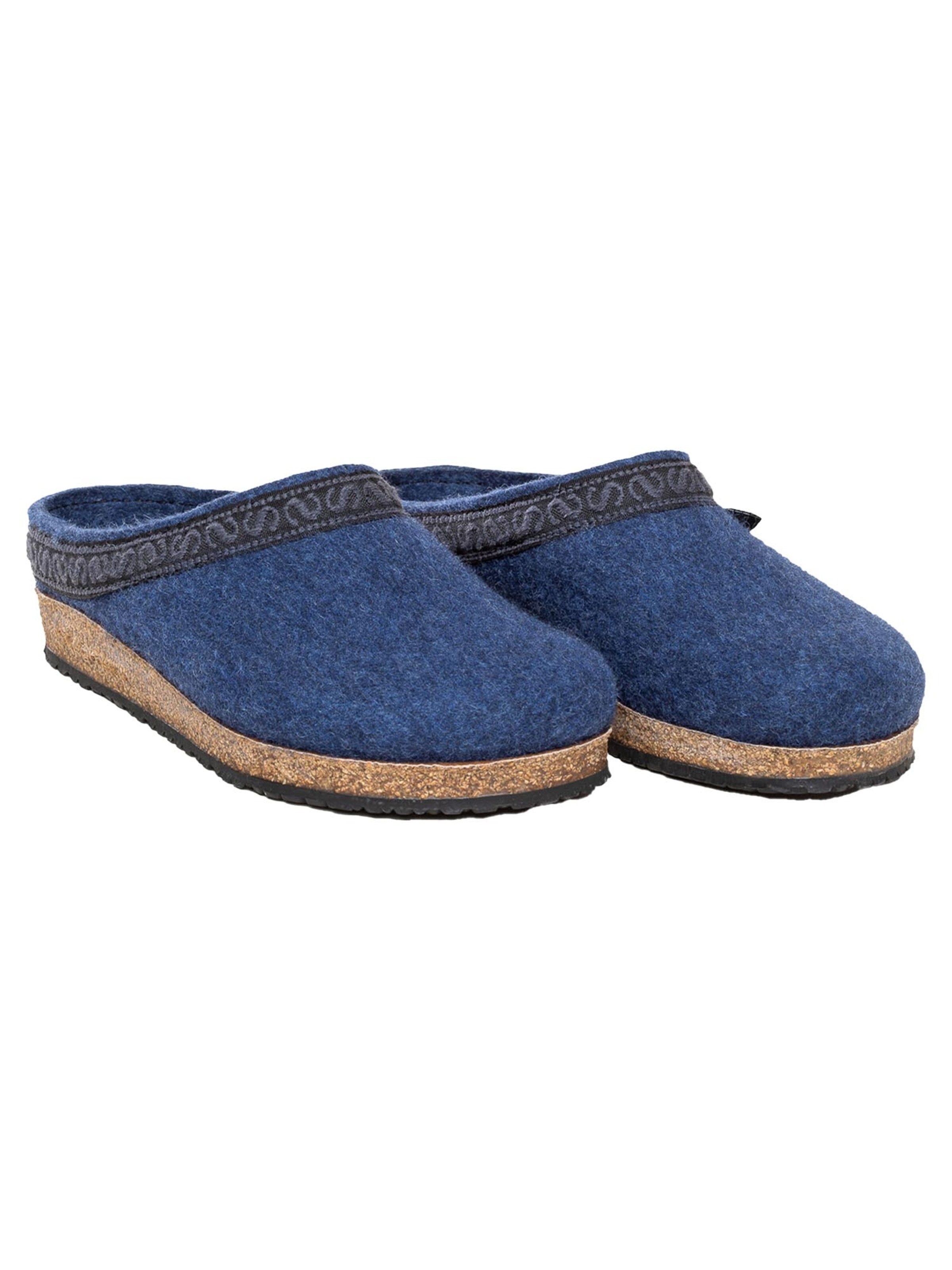Stegmann Clogs 'Filz'‌‌‌‌‌‌‌‌‌‌ in Blau