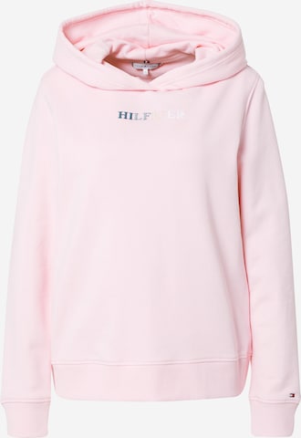 TOMMY HILFIGER Mikina – pink: přední strana